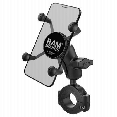 RAM-B408-11215-AUN7U ラムマウント RAM MOUNTS Xグリップ＆バーマウントベースセット スマートフォン用 1インチボール HD店