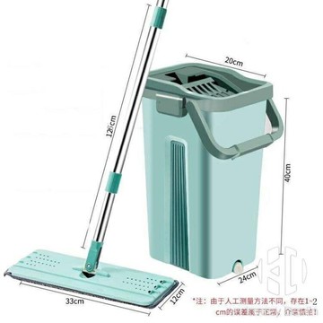 刮刮樂免手洗平板拖把干濕兩用拖布家用墩布懶人地拖【聚物優品】