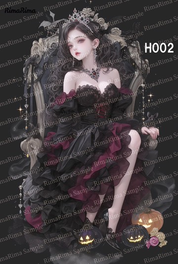 H002 原創貼紙 原創人物貼紙 貼紙 標籤 RimaRima