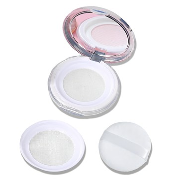 SELFANGEL 纖薄型 散粉 空盒 + 粉撲 + 替換網 套組  1組  全息圖