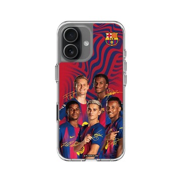iPhone 17 Clear Case（相機按鈕） 透明 - FC Barcelona - Next Gen Icons
