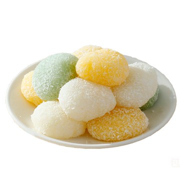❤️ 台灣出貨❤️【廠家補貼】椰絲麻薯糯米糍驢打滾干吃湯圓整箱特價批發精華零食