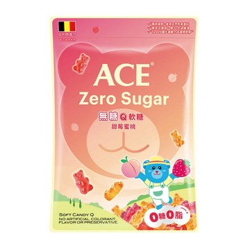 ACE無糖Q軟糖/ 甜莓蜜桃/ 44g eslite誠品