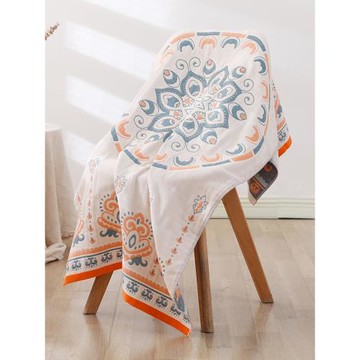 浴巾家用純棉四層紗布男女成人洗澡柔軟吸水透氣速干不掉毛大裹巾