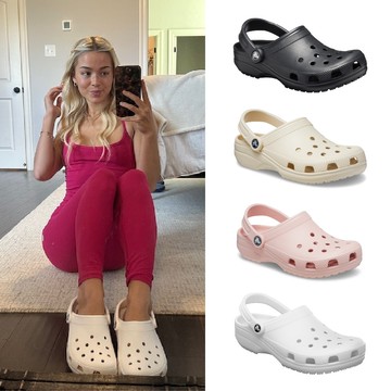 Crocs 卡駱馳 (中性鞋) 經典克駱格-石英粉色-10001-6UR_洞洞鞋