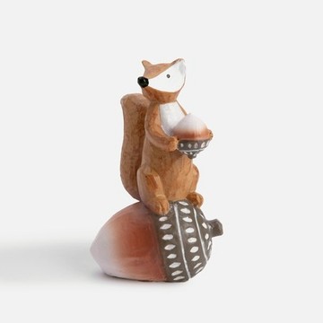 艾禮思擺飾12.5cm 松果狐狸