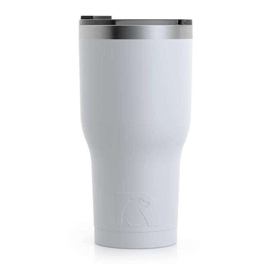 RTIC DOUBLE WALL VACUUM INSULATED TUMBLER, 30 OZ, WHITE