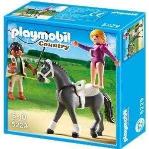 PLAYMOBIL (プレイモービル) Equestrian Vaulting ブロック おもちゃ