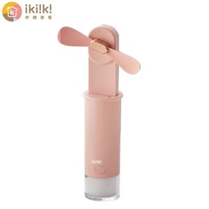 ikiiki伊崎家電 USB藍牙快門迷你扇-粉IK-EF7403
