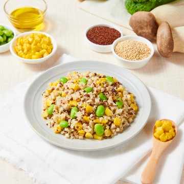 【蘭揚食品】黃金陽光菇菇米200G-奶素 料理包 加熱即食 素食 蔬食