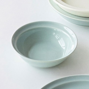 日本霜山 日系簡約風陶瓷餐碗/甜點碗-14.4cm-2入-多色可選