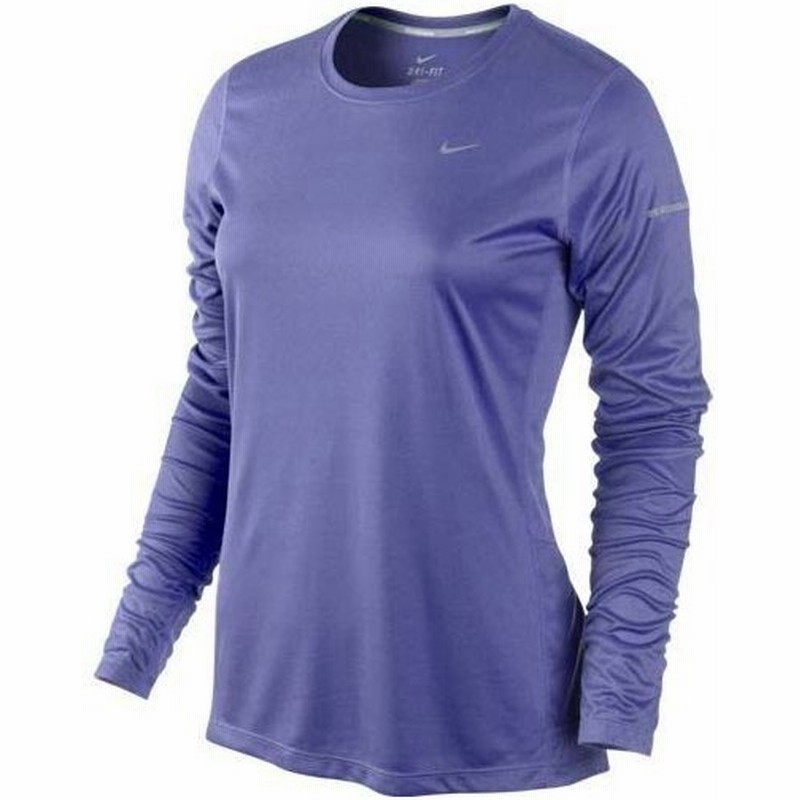 Nike ナイキ ランニング レディース長袖tシャツ マイラーuv L Sトップ 5194 553 レディース パープルヘイズ リフレクティブ 通販 Lineポイント最大0 5 Get Lineショッピング