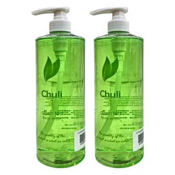 Chuli 初梨 香水調胺基酸沐浴乳 綠茶  1L  2瓶