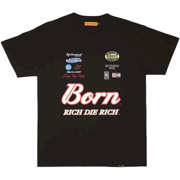 BORNRICH BR0056 RACING LOGO TEE 賽車 短T (黑色)