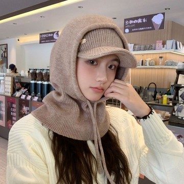 【梨花HaNA】 低調卻不單調 1+1多用途針織毛帽＋護頸帽套組