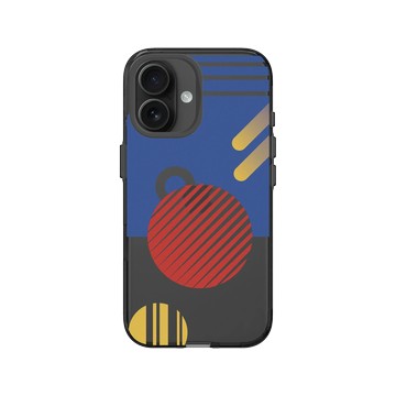 iPhone 16 Clear (相機按鈕) 酷墨灰 - NASA - Arp 142 Galaxies - Bauhaus Style