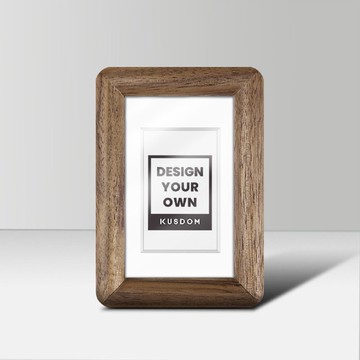 迷你胡桃木相框