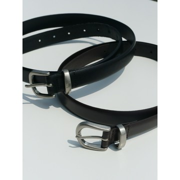 VOYEZ｜🇰🇷真皮金屬馬蹄皮帶｜霧面金扣・韓系簡約百搭