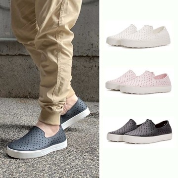 【PONY】SODA  男女 防水 水鞋  時尚洞洞鞋 雨鞋  拖鞋  三色(黑/粉/白)