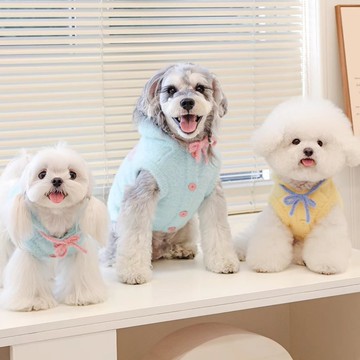 mookipet貓咪狗狗背心馬爾濟斯約克夏小型犬寵物毛衣