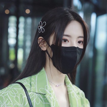 水鉆發夾側邊網紅年新款楊超越同款花朵頭飾發卡邊夾夏季