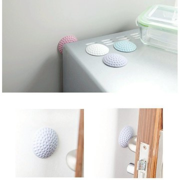 【STU】靜音 牆面 防撞墊 加厚 門後 緩衝 橡膠 背膠 門擋 降噪 球面 質感