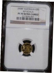 アンティークコイン コイン 金貨 銀貨 NGC PF70 Gold 25oz Australia KIP KOALA Ultra Cameo