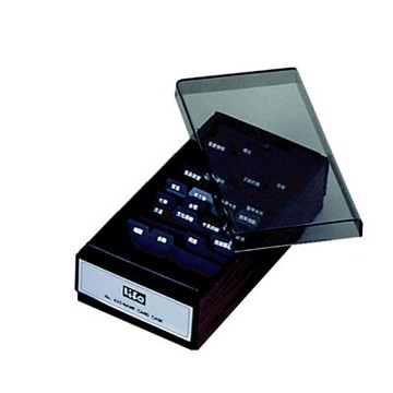 【文具通】高級中名片盒600名NO.620 可掀蓋 K4020010【領券滿額再折千7/31止】
