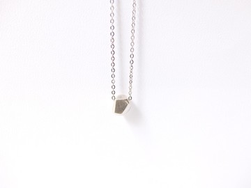 小石子 純銀項鍊