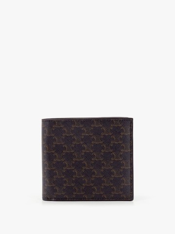 Triomphe canvas and leather wallet - CELINE - gender_Man