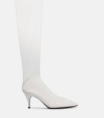 Herbert Levine Sheer Perfection mesh over-the-knee boots
