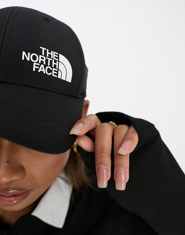 The North Face Horizon logo cap in black