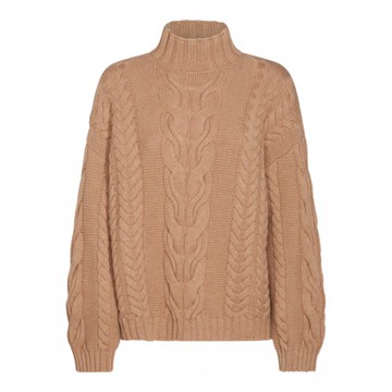 Malo - Beige Wool Knitwear S