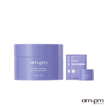 【ampm牛爾】神經醯胺修護保濕舒芙蕾50g+贈舒芙蕾18g+神經醯胺面膜2入(改善泛紅/脫屑/敏感)