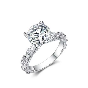 鉅曜 18K金 IGI 3克拉 爵士佳人鑽戒 （培育鑽石 鑽石 戒指）