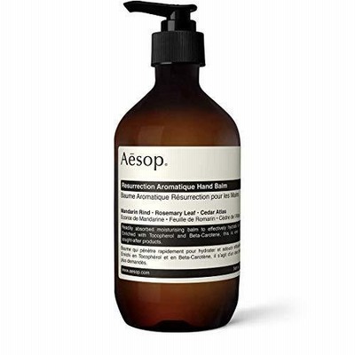 【Aesop(イソップ)】レスレクション ハンドバーム　500ml