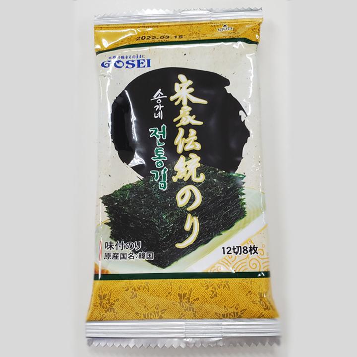 宋家の伝統のり 12切8枚×5袋 海苔 韓国海苔 味付けのり　常温便・クール冷蔵便・冷凍便可 グルメ