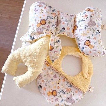 獅子王ZOO 豪華彌月禮盒組 安撫兔 好運波波兜