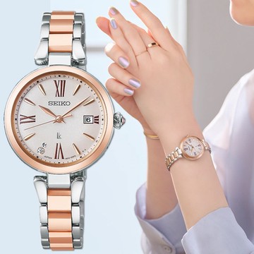 SEIKO 精工 LUKIA 花卉系列鈦金屬太陽能電波鑽石女錶 618送禮首選 (SSQW082J/1B32-0BK0KS)_SK045