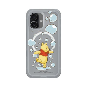 iPhone 17 AirX 流變灰 - 迪士尼-小熊維尼 Disney Winnie The Pooh - 玩泡泡