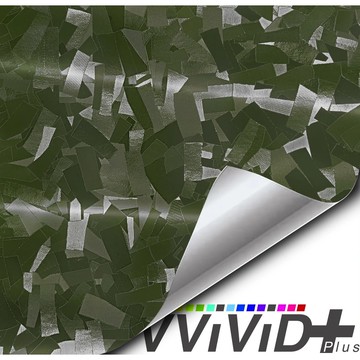 【VVIVID 加拿大 軍綠鍛造碳纖維】鑄造改色膜｜汽車貼膜 包膜 車身貼紙｜Car Wrap｜【JY眾悅】現貨