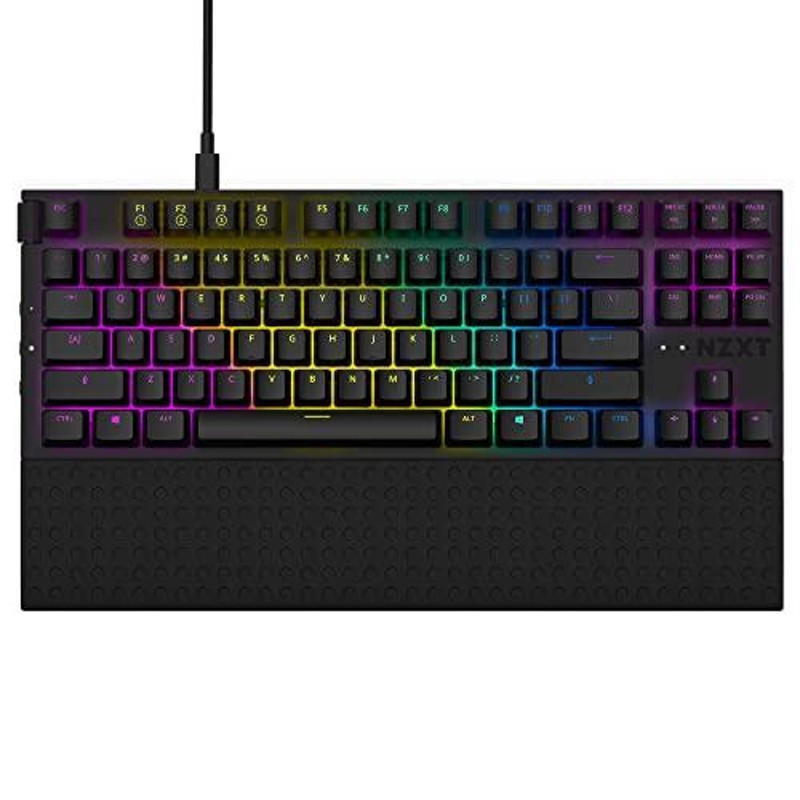 NZXT FUNCTION TENKEYLESS ゲーミングキーボード ブラック KB-1TKUS-BR KB591 並行輸入 | LINEショッピング