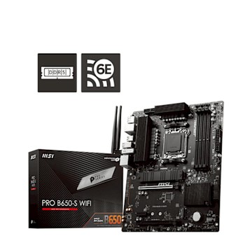 微星 PRO B650-S WIFI 主機板+AMD R7 7700 MPK(代理含風扇)【8核/16緒】