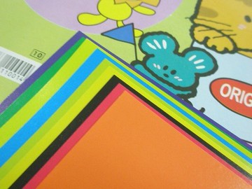 單面蠟光色紙 大張 教學色紙 1019 折紙摺紙色紙17.5cm x 17.5cm/一袋50包入(一包9張入)(定10)【APP滿額下單10%點數(單一帳號最高5000點)】1/31止