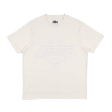 NBA 基本版 立體壓印 短袖上衣 湖人隊