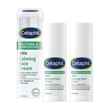 Cetaphil 舒新雪潤B5安心霜(45mlX2瓶)-乳液/敏弱肌/積雪草/安心小白瓶