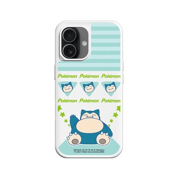 iPhone 17 SolidX 白 - 寶可夢 Pokemon - 多彩系列-卡比獸