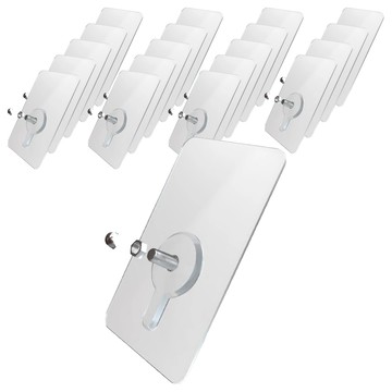 小麥購物 強力免釘螺絲貼 Y458 3g  10mm  20個