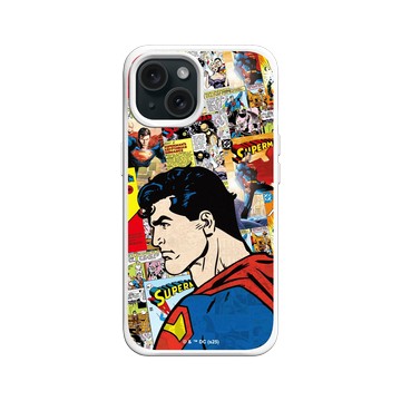 iPhone 15 SolidX 白 - Superman - Superman-漫畫風
