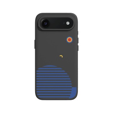 iPhone Air SolidX 黑 - NASA - Exoplanet K2-18 b & Red Dwarf - Bauhaus Style